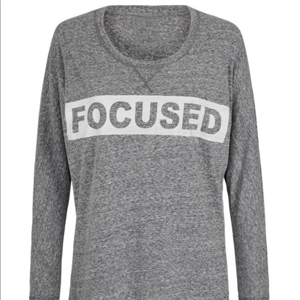 LORNA JANE Size small FOCUSED long sleeve tee